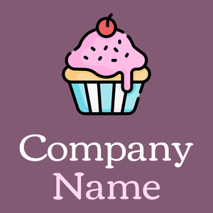 Cupcake on a Trendy Pink background - Alimentos & Bebidas