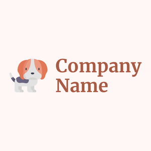 Gainsboro Dog on a Snow background - Animales & Animales de compañía