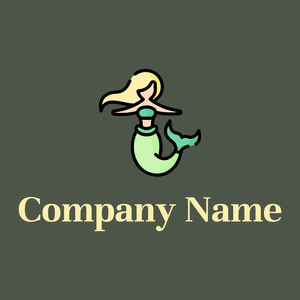 Mermaid on a Cabbage Pont background - Juegos & Entretenimiento