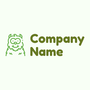 Yeti logo on a Honeydew background - Abstract