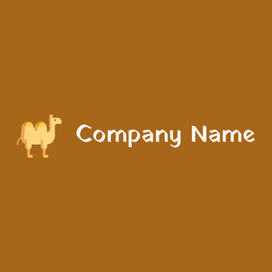 Salomie Camel on a Golden Brown background - Animales & Animales de compañía