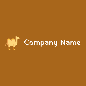 Salomie Camel on a Golden Brown background - Animais e Pets