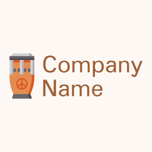 Peace Conga logo on a beige background - Caridade & Empresas Sem Fins Lucrativos