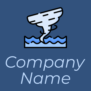 Hurricane logo on a St Tropaz background - Landschaftsgestaltung