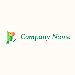 Parrot logo on a Floral White background - Viaggi & Alberghi