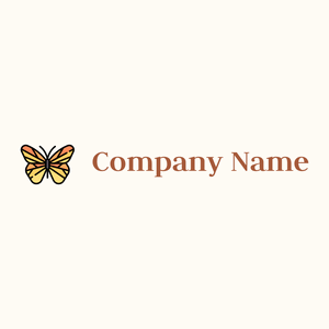 Butterfly on a Floral White background - Animali & Cuccioli