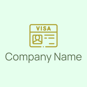 Visa logo on a Honeydew background - Caridade & Empresas Sem Fins Lucrativos