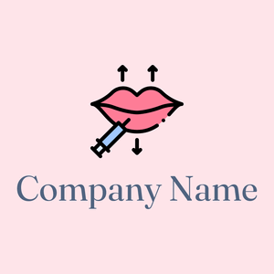 Tickle Me Pink Lip augmentation on a Lavender Blush background - Moda & Belleza