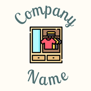 Closet logo on a Floral White background - Moda & Belleza