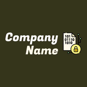 Encrypted logo on a Mikado background - Internet