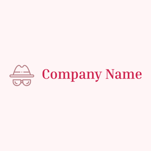 Detective logo on a Snow background - Juegos & Entretenimiento
