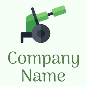 Cannon logo on a green background - Abstrato