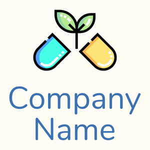Phytotherapy logo on a Floral White background - Hospital & Farmácia
