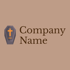 Coffin on a Pale Taupe background - Religión