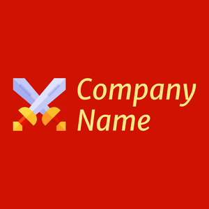 Swords logo on a Free Speech Red background - Arte & Intrattenimento
