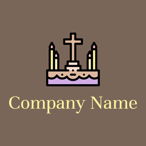 Procession logo on a Russett background - Religion