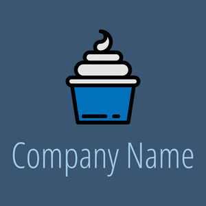 Frozen yogurt logo on a Matisse background - Essen & Trinken