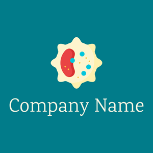 White blood cell logo on a Teal background - Medisch & Farmaceutisch