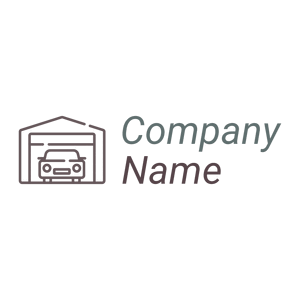 Outlined Garage on a White background - Automobiles & Vehículos