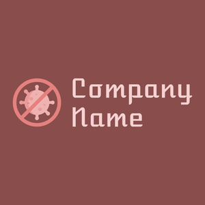 Antivirus logo on a red background - Internet