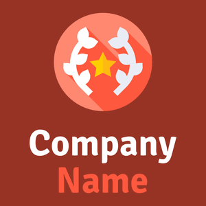 Award on a Burnt Umber background - Abstrait