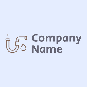 Plumbering logo on a Alice Blue background - Entreprise & Consultant