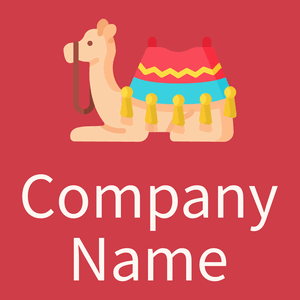 Peach Camel on a Mahogany background - Animales & Animales de compañía