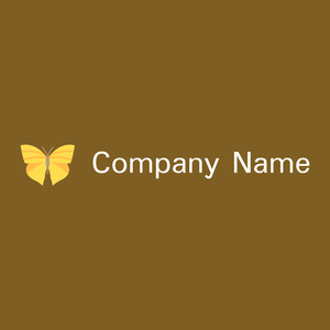 Mustard Butterfly on a Yukon Gold background - Animali & Cuccioli