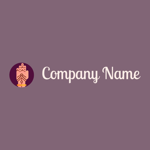 Henna logo on a Old Lavender background - Religión