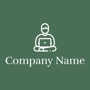 Digital nomad logo on a Como background - Zakelijk & Consulting