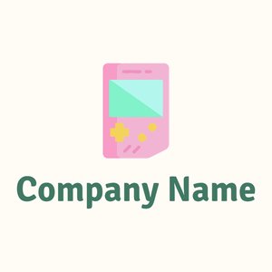 Game boy logo on a Floral White background - Abstrait