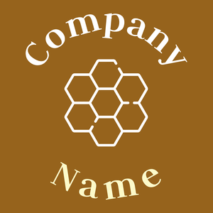 Honey logo on a Golden Brown background - Comida & Bebida