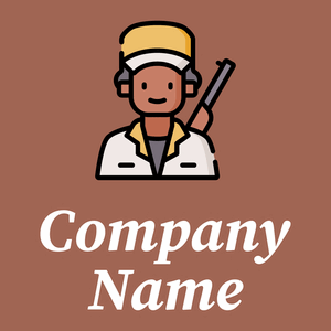 Hunter logo on a brown background - Esportes