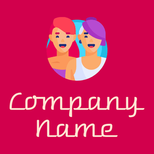 Lesbian logo on a Razzmatazz background - Citas