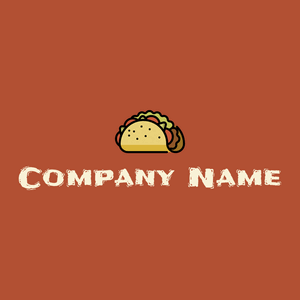 Taco logo on a Red Stage background - Abstrato