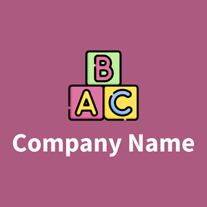 Abc block on a Tapestry background - Educação