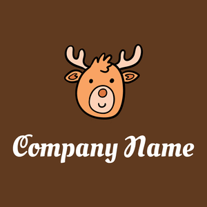 Deer on a Dark Brown background - Animales & Animales de compañía