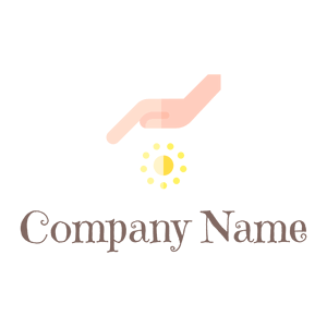 Hand Reiki logo on a White background - Abstracto