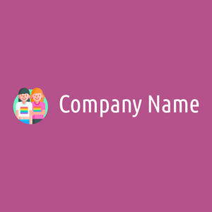 Couple logo on a Royal Heath background - Citas
