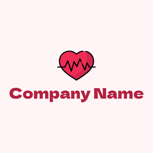 Cardio logo on a pink background - Medical & Farmacia