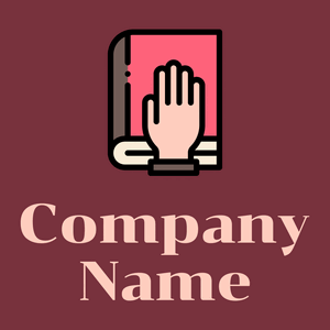 Bible logo on a Merlot background - Religión