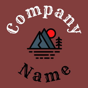 Mountains logo on a Stiletto background - Ecologia & Ambiente