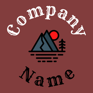 Mountains logo on a Stiletto background - Environnement & Écologie