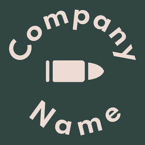 Bullet logo on a green background - Abstracto