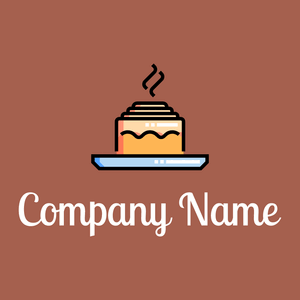 Cinnamon roll on a Sante Fe background - Alimentos & Bebidas