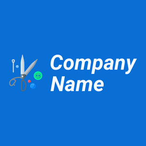 Tailoring logo on a Navy Blue background - Moda & Belleza