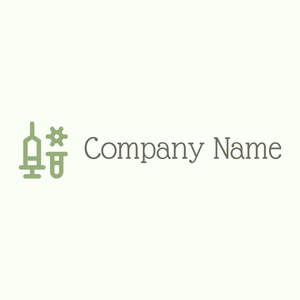 Syringe logo on a Ivory background - Médicale & Pharmaceutique