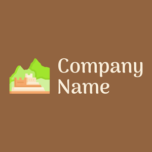 Machu picchu logo on a Rope background - Reizen & Hotel