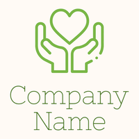 Love logo on a Seashell background - Rencontre
