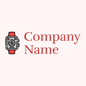 Red Apple watch logo on a Snow background - Fashion & Beauty